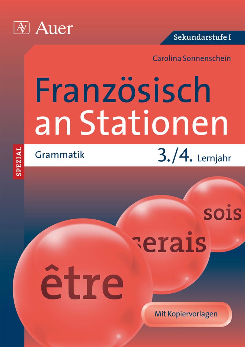 Französisch an Stationen SPEZIAL Grammatik Lj. 3-4 Foreign Languages ​​& Dictionaries