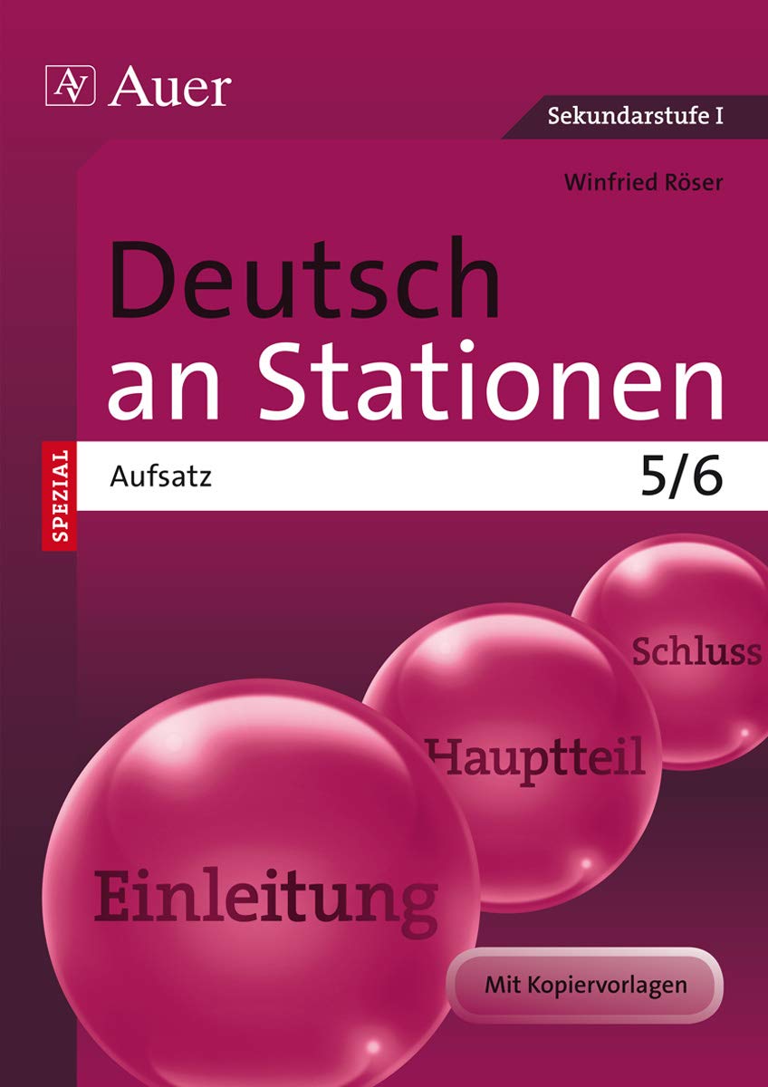 Deutsch an Stationen Spezial Aufsatz 5-6 Learning & Reference