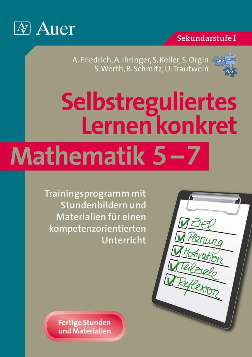 Selbstreguliertes Lernen konkret - Mathematik 5-7 Professional & Reference Books