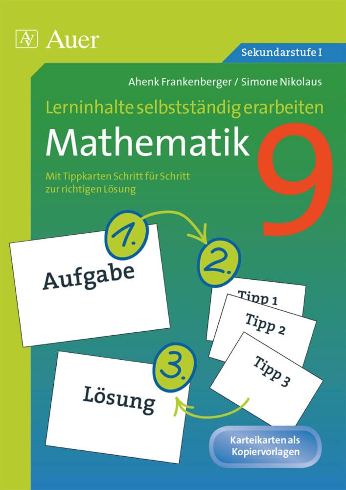 Lerninhalte selbstständig erarbeiten Mathematik 9 book