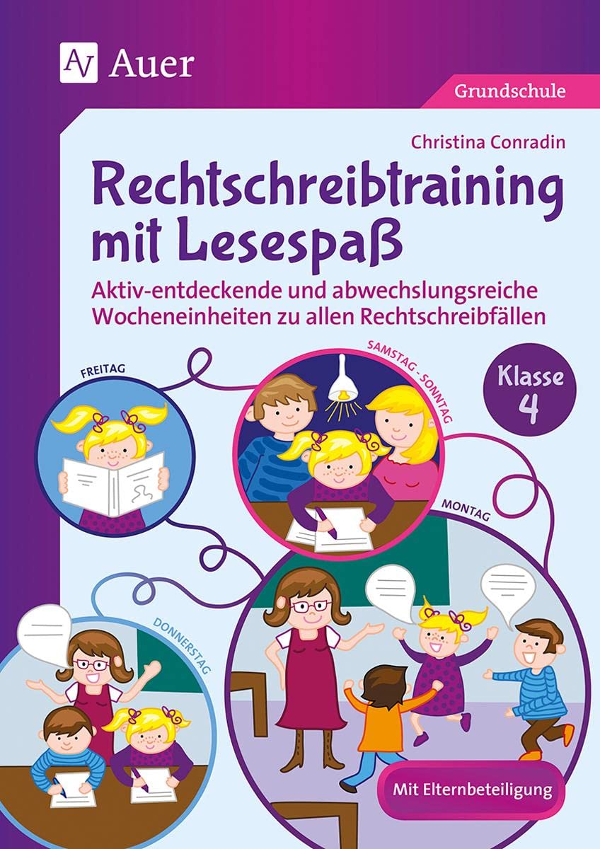 Rechtschreibtraining mit Lesespaß - Klasse 4 Professional & Reference Books