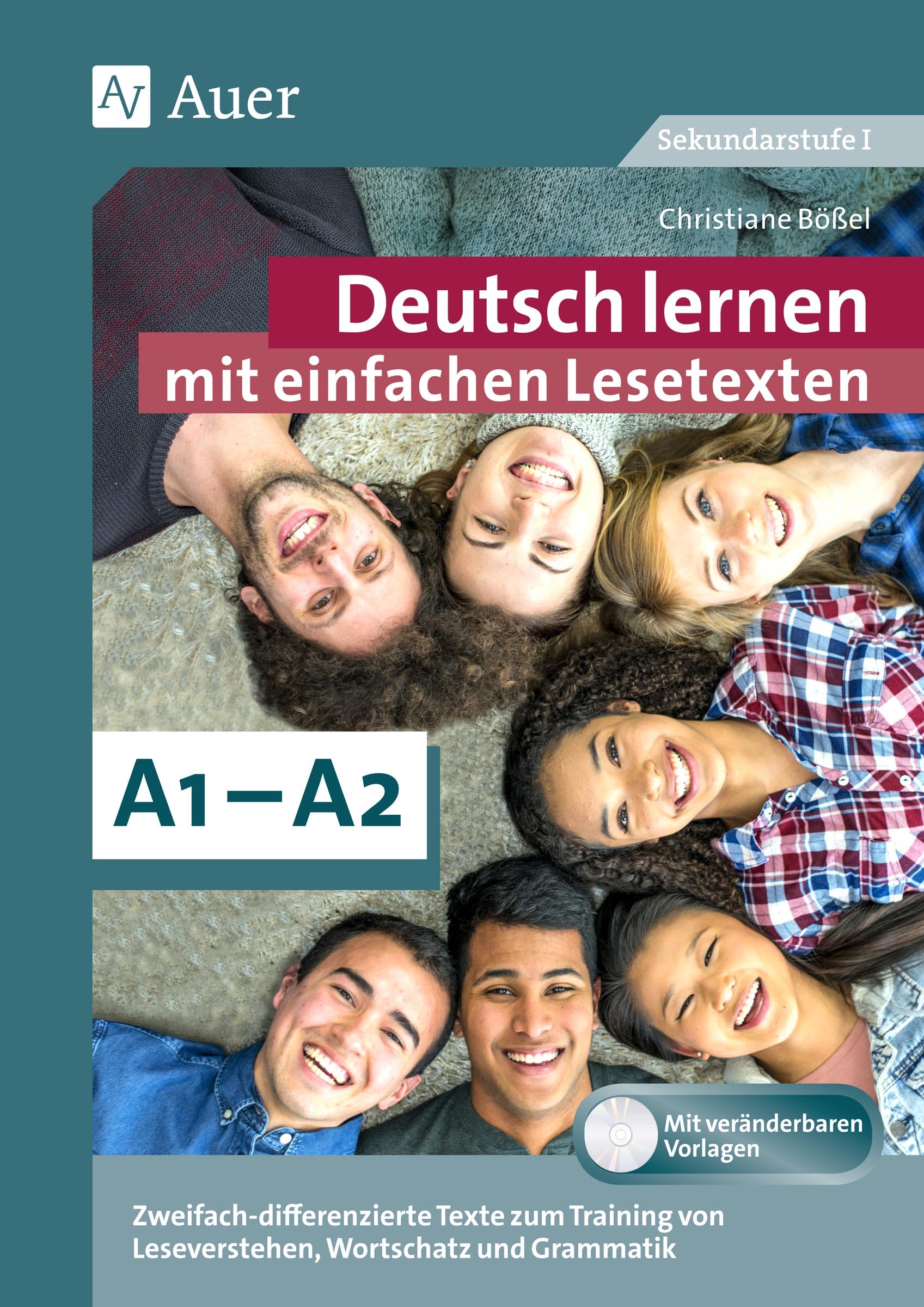 Deutsch lernen mit einfachen Lesetexten A1-A2: Zweifach-differenzierte Texte zum Training von Leseverstehen, Wortschatz und Grammatik (7. bis 10. Klasse) Professional & Reference Books