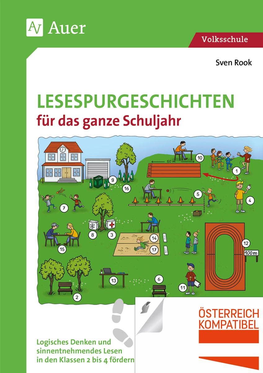 Lesespurgeschichten für das ganze Schuljahr: Logisches Denken und sinnentnehmendes Lesen in den Klassen 2 bis 4 fördern (Lesespurgeschichten Grundschule) Professional & Reference Books