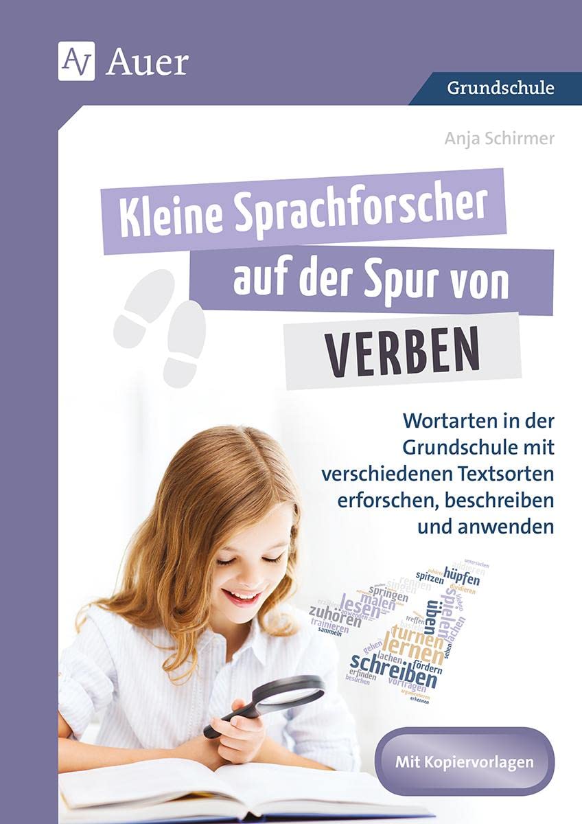Kleine Sprachforscher auf der Spur von VERBEN Learning & Reference
