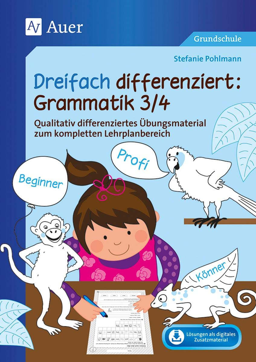 Dreifach differenziert Grammatik 3/4 Learning & Reference