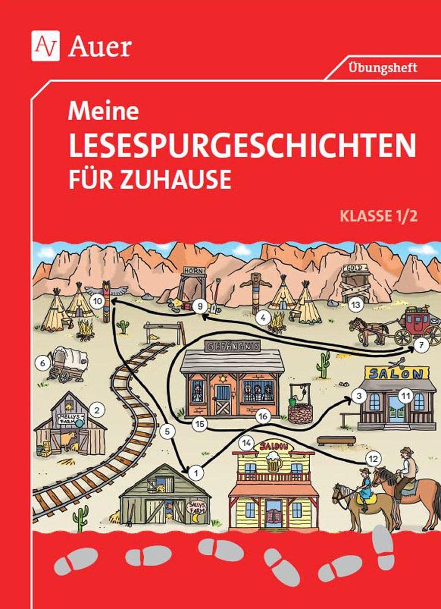 Meine Lesespurgeschichten für Zuhause - Klasse 1/2 (Lesespurgeschichten Grundschule) Learning & Reference