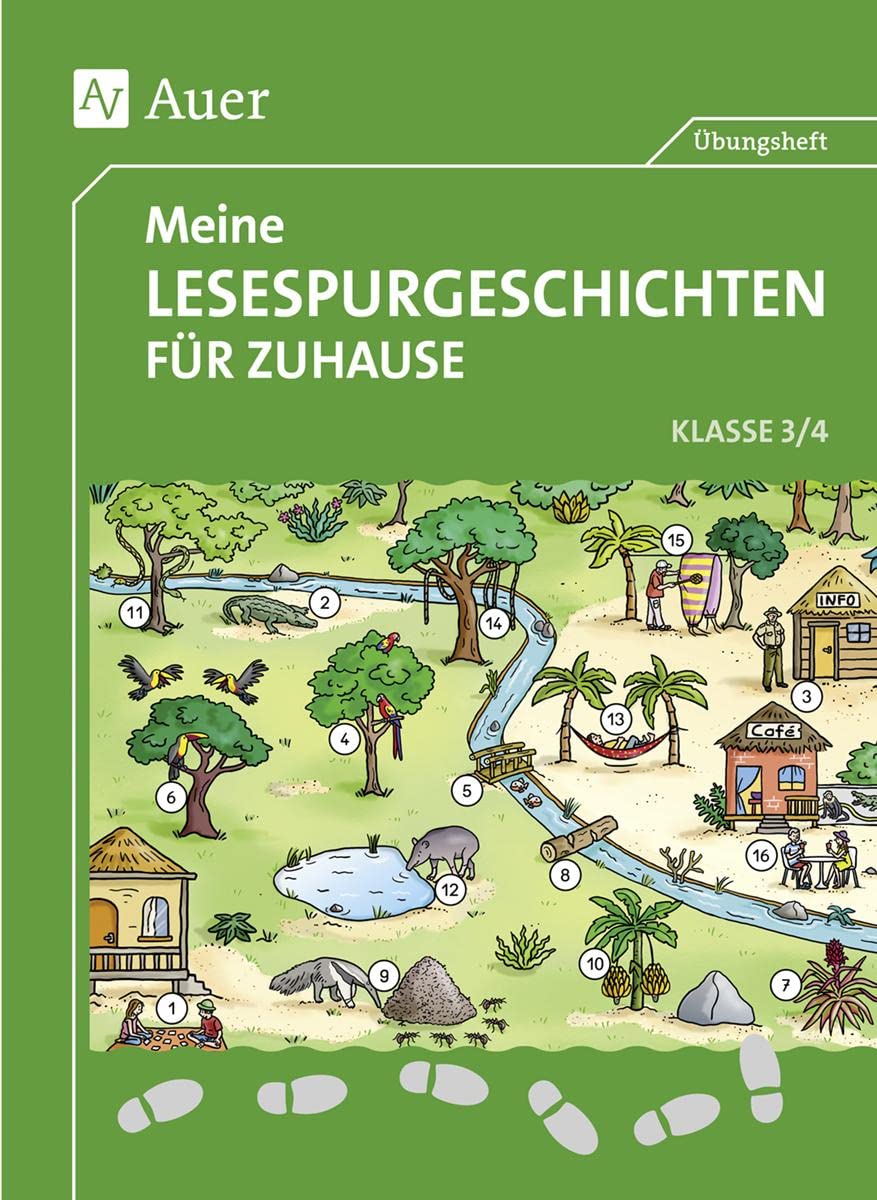 Meine Lesespurgeschichten für Zuhause - Klasse 3/4 (Lesespurgeschichten Grundschule) Learning & Reference