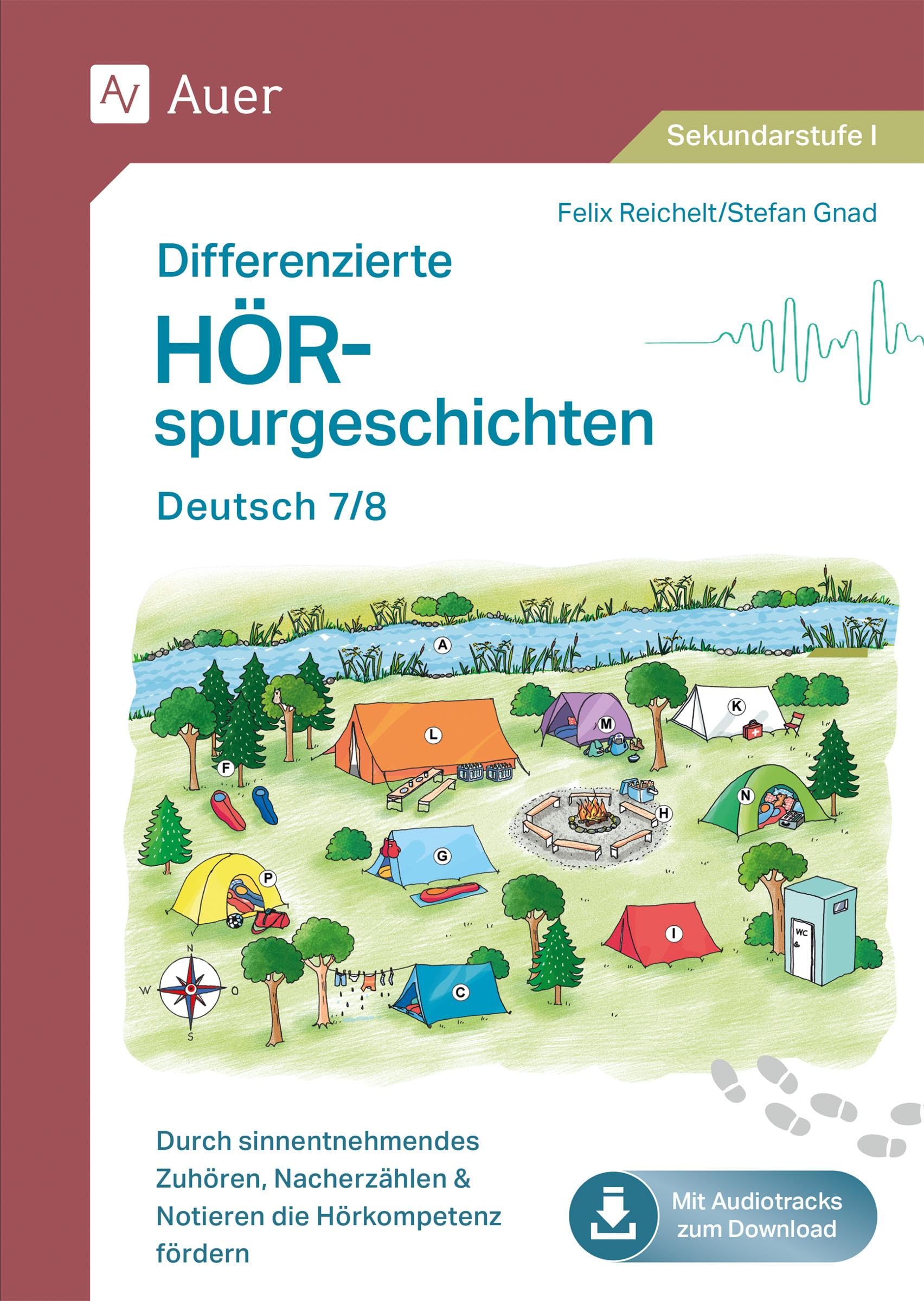 Differenzierte Hörspurgeschichten Deutsch 7-8: Durch sinnentnehmendes Zuhören, Nacherzählen & Notieren die Hörkompetenz fördern (7. und 8. Klasse) Learning & Reference