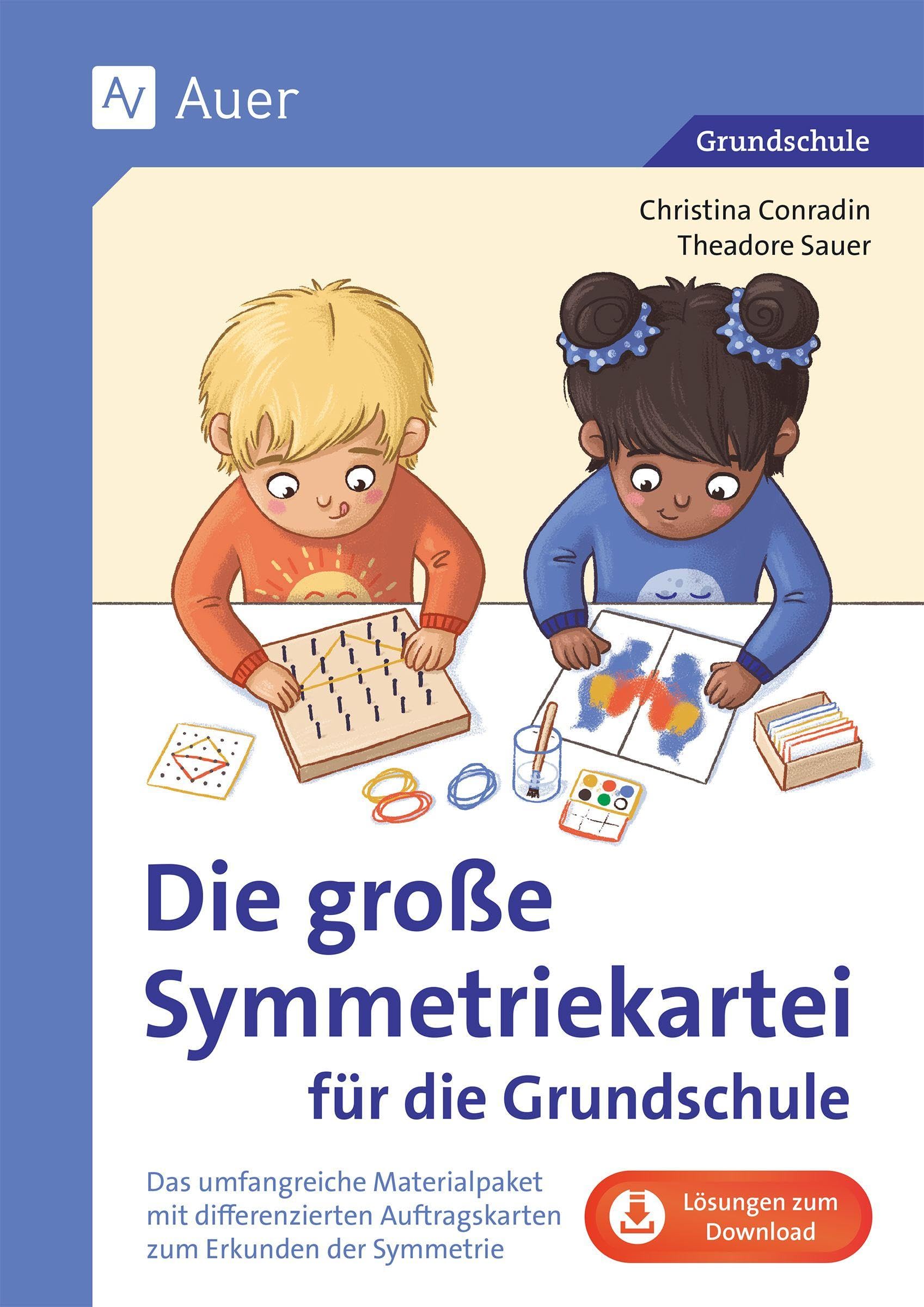 Die große Symmetriekartei für die Grundschule: Das umfangreiche Materialpaket mit differenzierten Auftragskarten zum Erkunden der Symmetrie (1. bis 4. Klasse) Learning & Reference