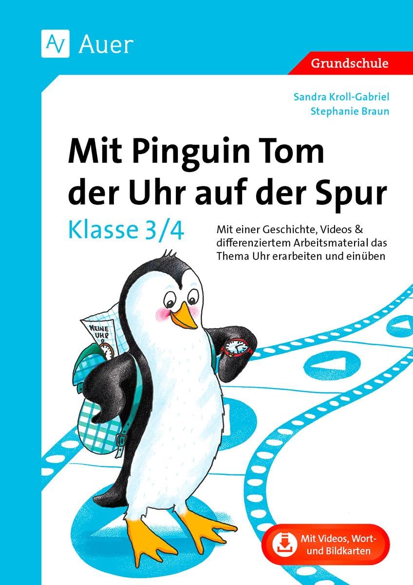 Mit Pinguin Tom der Uhr auf der Spur - Klasse 3/4 Professional & Reference Books