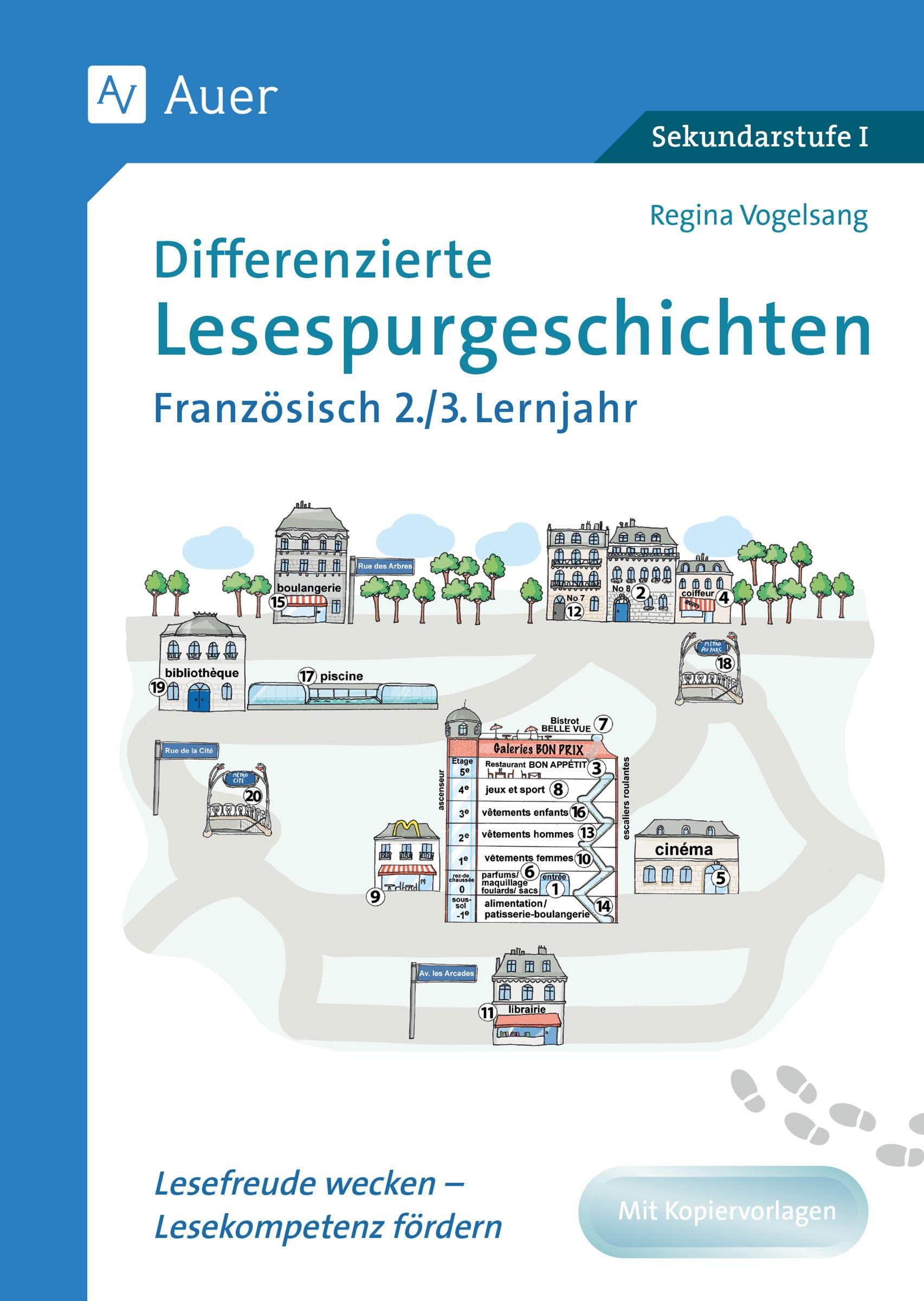 Differenzierte Lesespurgeschichten Französisch 2-3 Foreign Languages ​​& Dictionaries