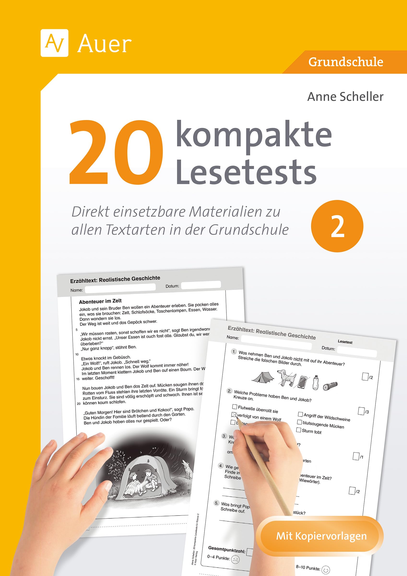 20 kompakte Lesetests für Klasse 2: Direkt einsetzbare Materialien zu allen Textarten in der Grundschule Learning & Reference