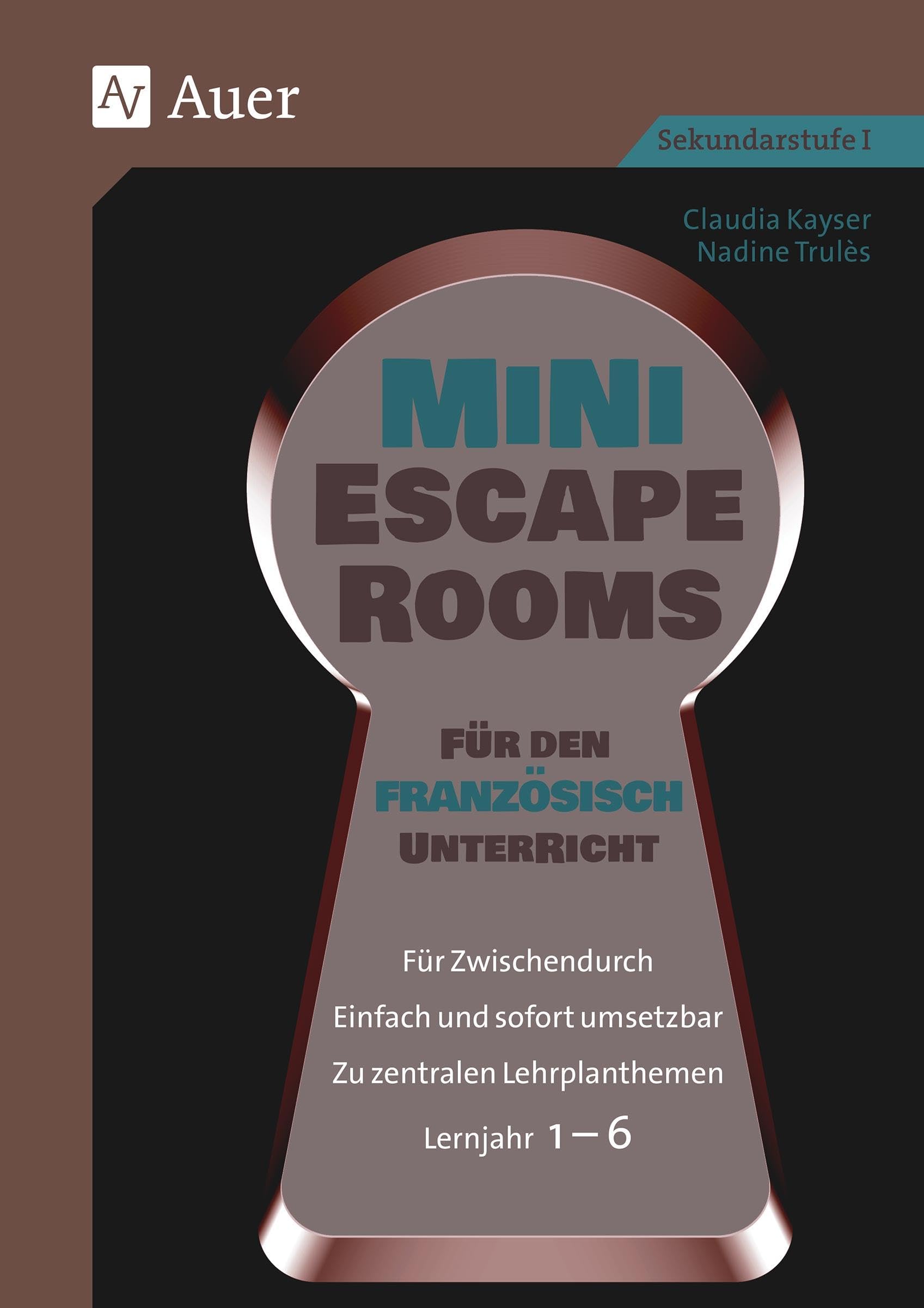 Mini-Escape Rooms für den Französischunterricht Foreign Languages ​​& Dictionaries