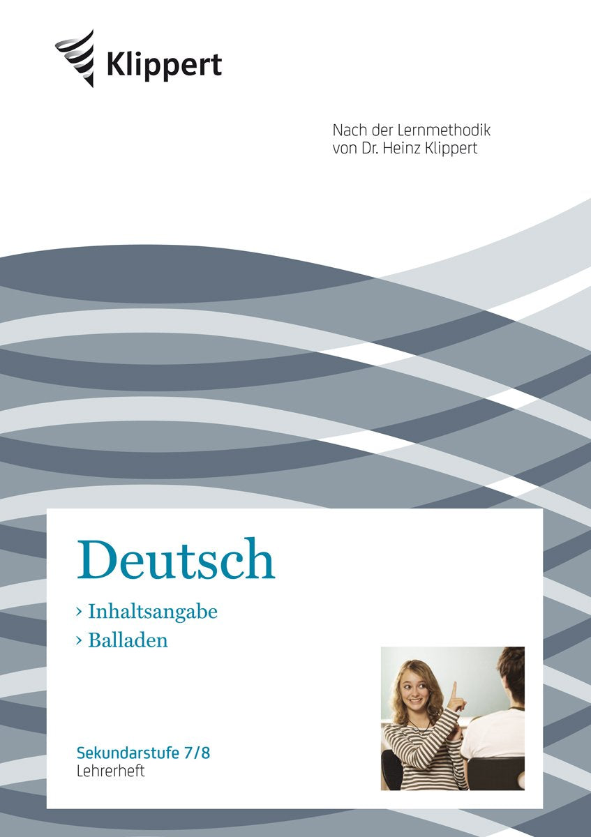 Inhaltsangabe | Balladen: Lehrerheft mit Audio-CD (7. und 8. Klasse) (Klippert Sekundarstufe) Learning & Reference