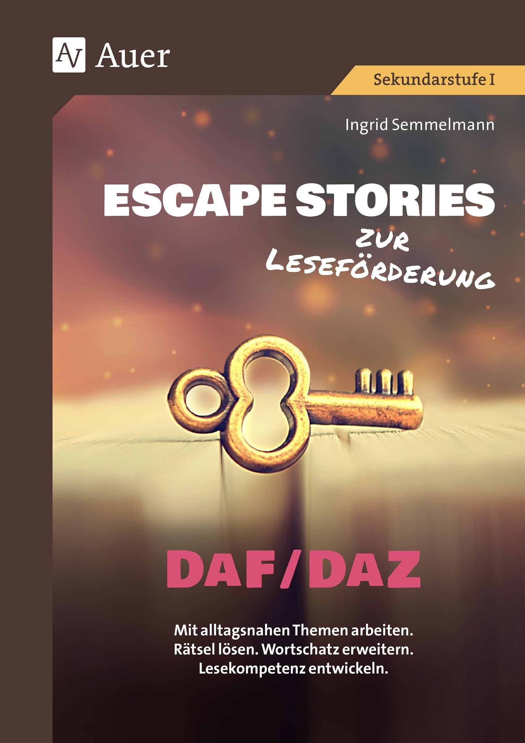 Escape Stories zur Leseförderung DaF und DaZ Foreign Languages ​​& Dictionaries