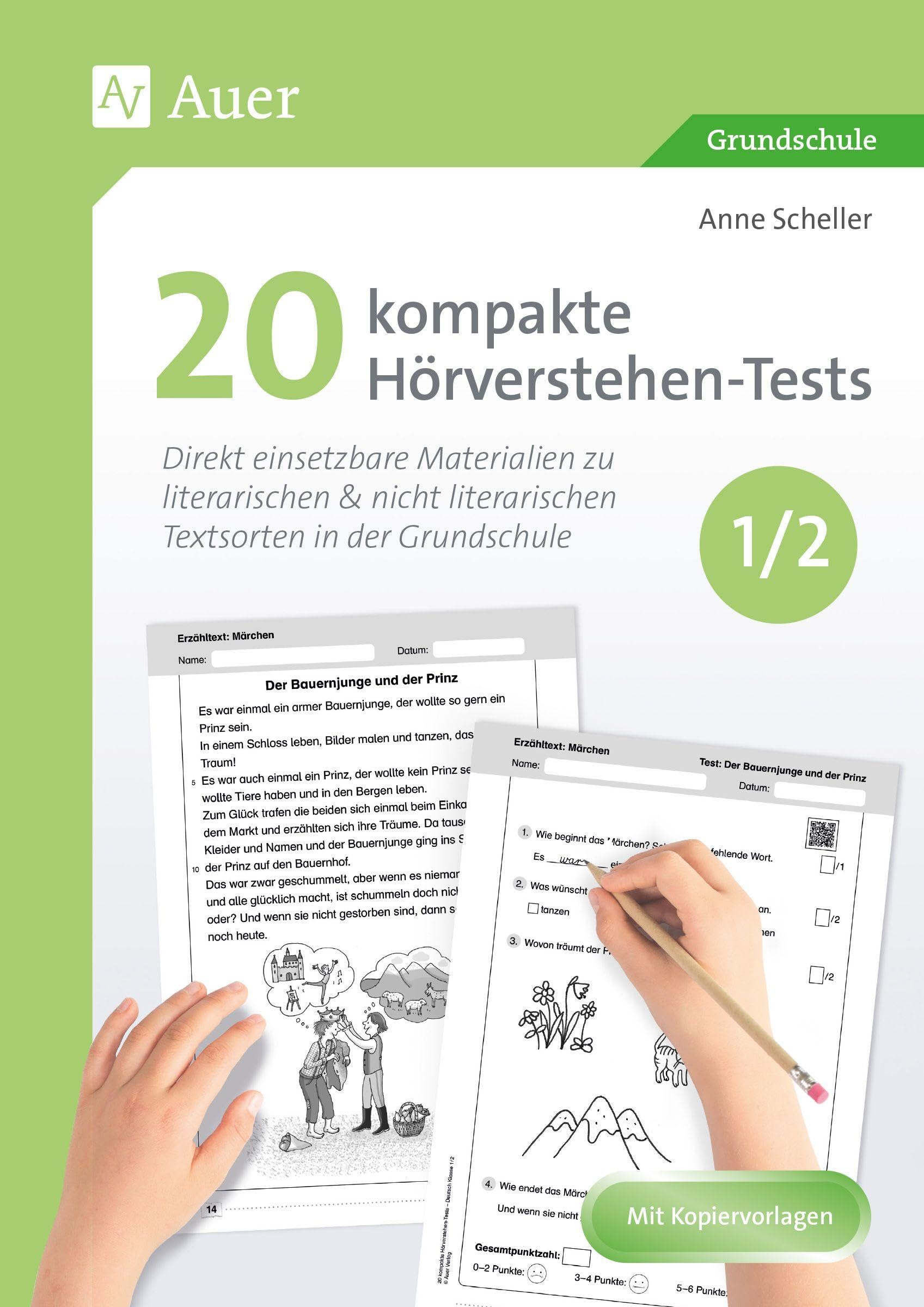 20 kompakte Hörverstehen-Tests für Klasse 1/2 Professional & Reference Books