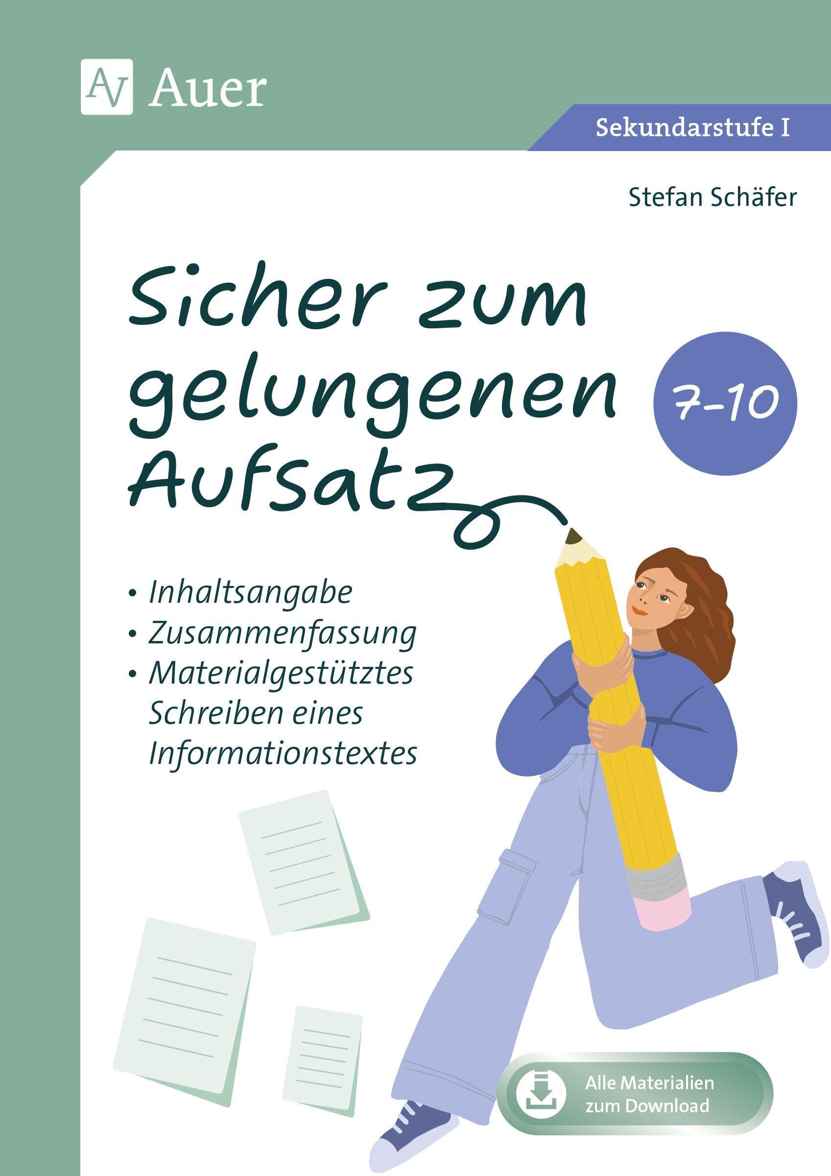 Sicher zum gelungenen Aufsatz (7. bis 10. Klasse) Professional & Reference Books