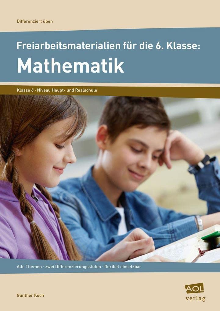 Freiarbeitsmaterialien f. d. 6. Klasse: Mathematik Learning & Reference
