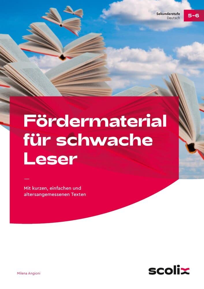Fördermaterial für schwache Leser - Klasse 5-6: Mit kurzen, einfachen und altersangemessenen Texten book