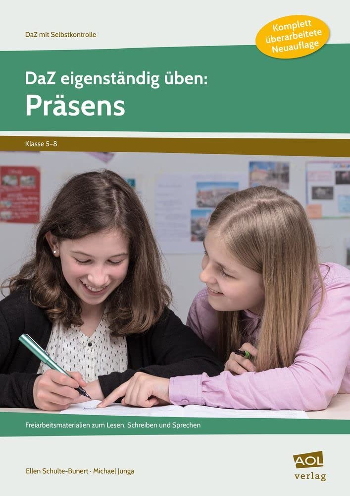 DaZ eigenständig üben: Präsens - SEK: Freiarbeitsmaterialien zum Lesen, Schreiben und Sprechen (5. bis 8. Klasse) (DaZ mit Selbstkontrolle - Sekundarstufe) Learning & Reference