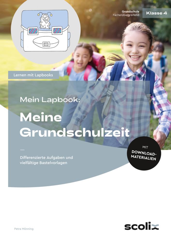 Mein Lapbook: Meine Grundschulzeit: Differenzierte Aufgaben und vielfältige Bastelvorlagen (4. Klasse) Professional & Reference Books