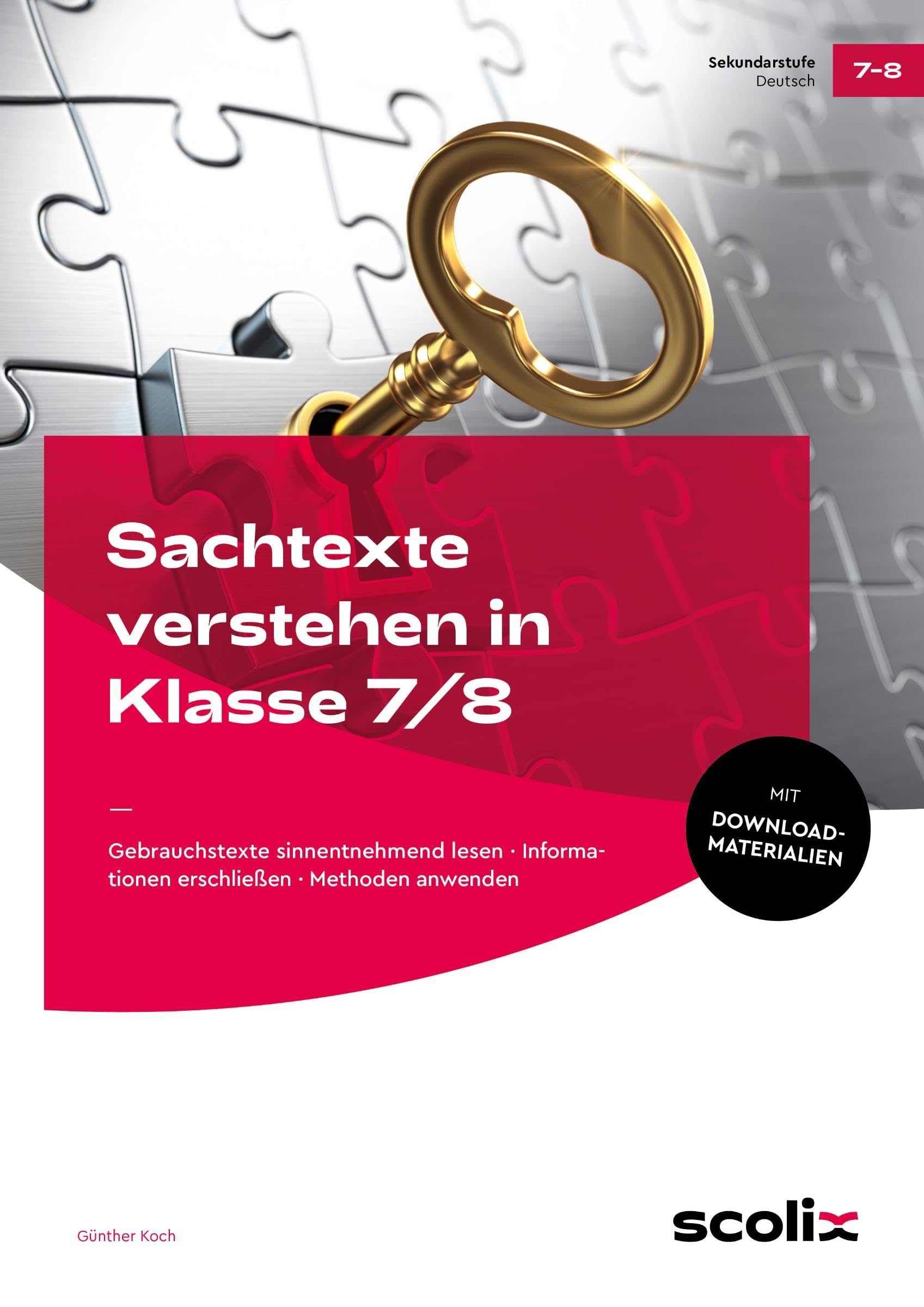 Sachtexte verstehen in Klasse 7/8 Professional & Reference Books