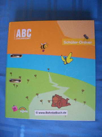 ABC Lernlandschaft. Schülerordner. Paket: 6 Arbeitshefte, Anlauttabelle, Register book