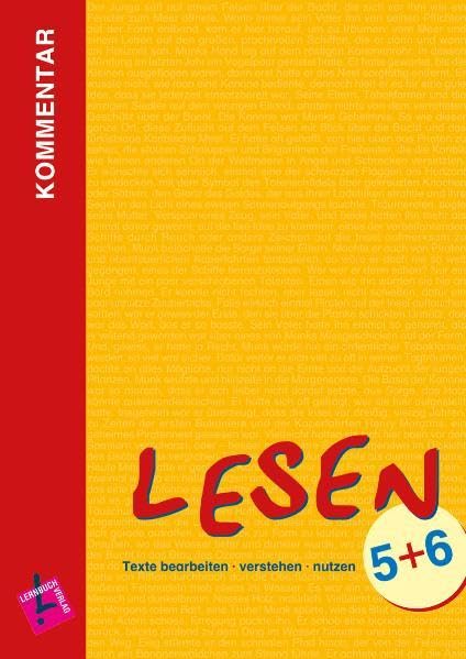 Lesen 5+6: Texte bearbeiten - verstehen - nutzen. Lehrerkommentar mit Lösungen Books
