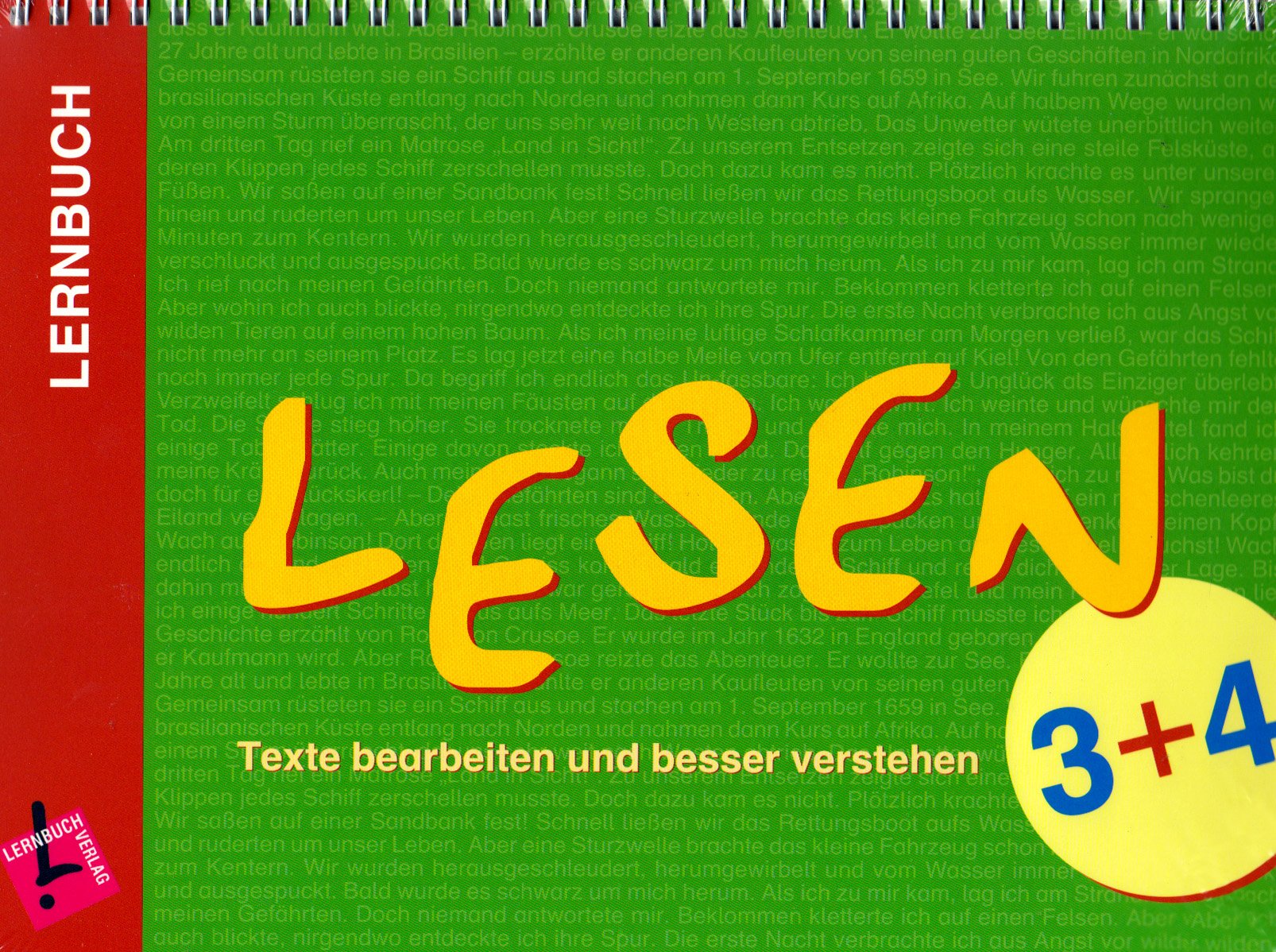 Lesen 3+4: Texte bearbeiten und besser verstehen. Lernbuch Study Guides