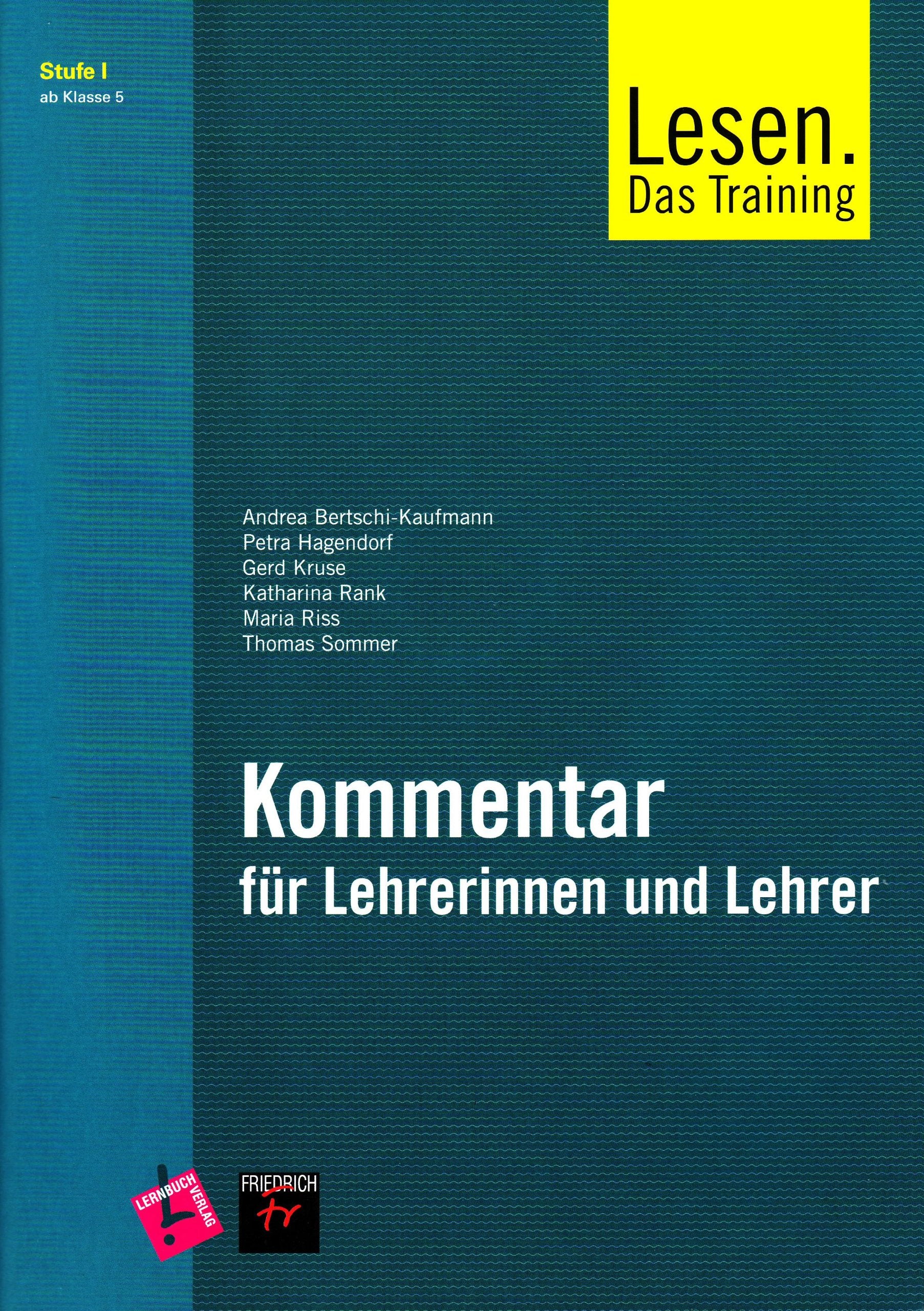 Lesen - das Training 1: Lehrerband inkl. Audio-CD - Klasse 5 - 6 Books