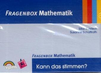 Fragenbox Mathematik: Kann das stimmen?. Kartei inkl. Lehrerkommentar + CD Study Guides