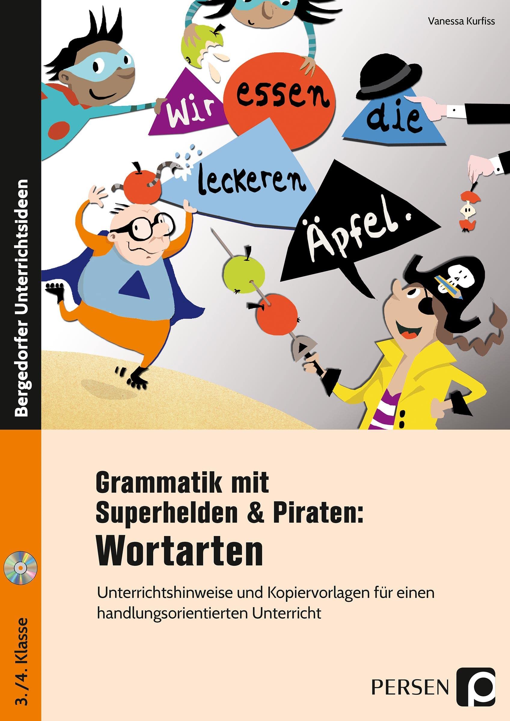 Grammatik mit Superhelden & Piraten: Wortarten Professional & Reference Books