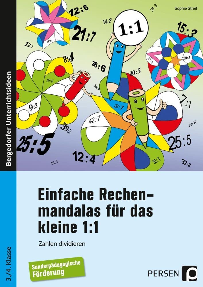 Einfache Rechenmandalas für das kleine 1:1 Learning & Reference