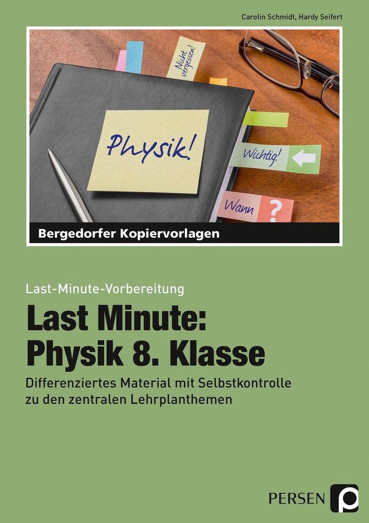 Product Image: Last Minute: Physik 8. Klasse