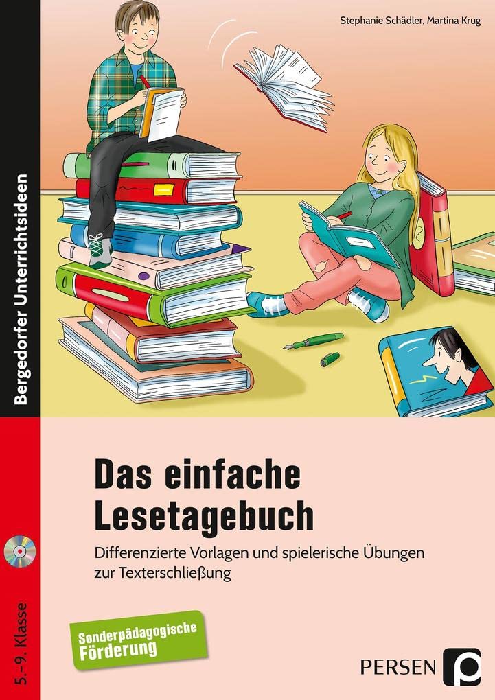 Das einfache Lesetagebuch: Differenzierte Vorlagen und spielerische Übungen z ur Texterschließung - sonderpädagogische Förderung (5. bis 9. Klasse) Learning & Reference