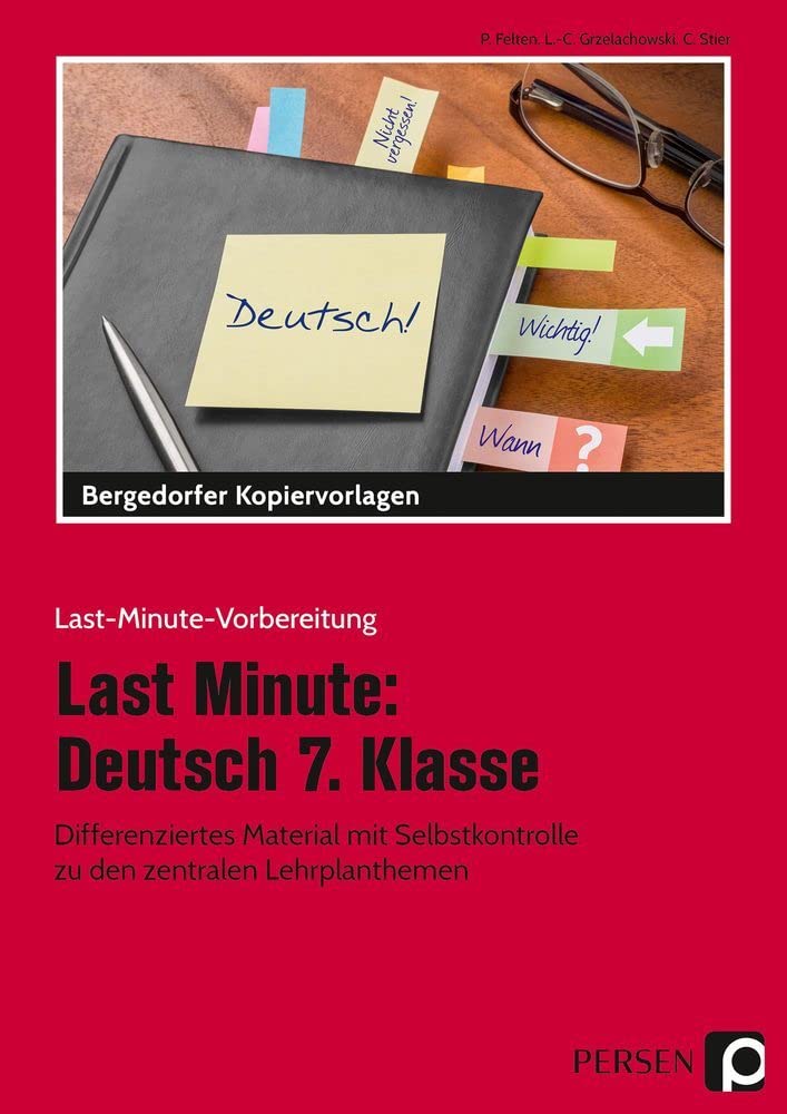 Product Image: Last Minute: Deutsch 7. Klasse