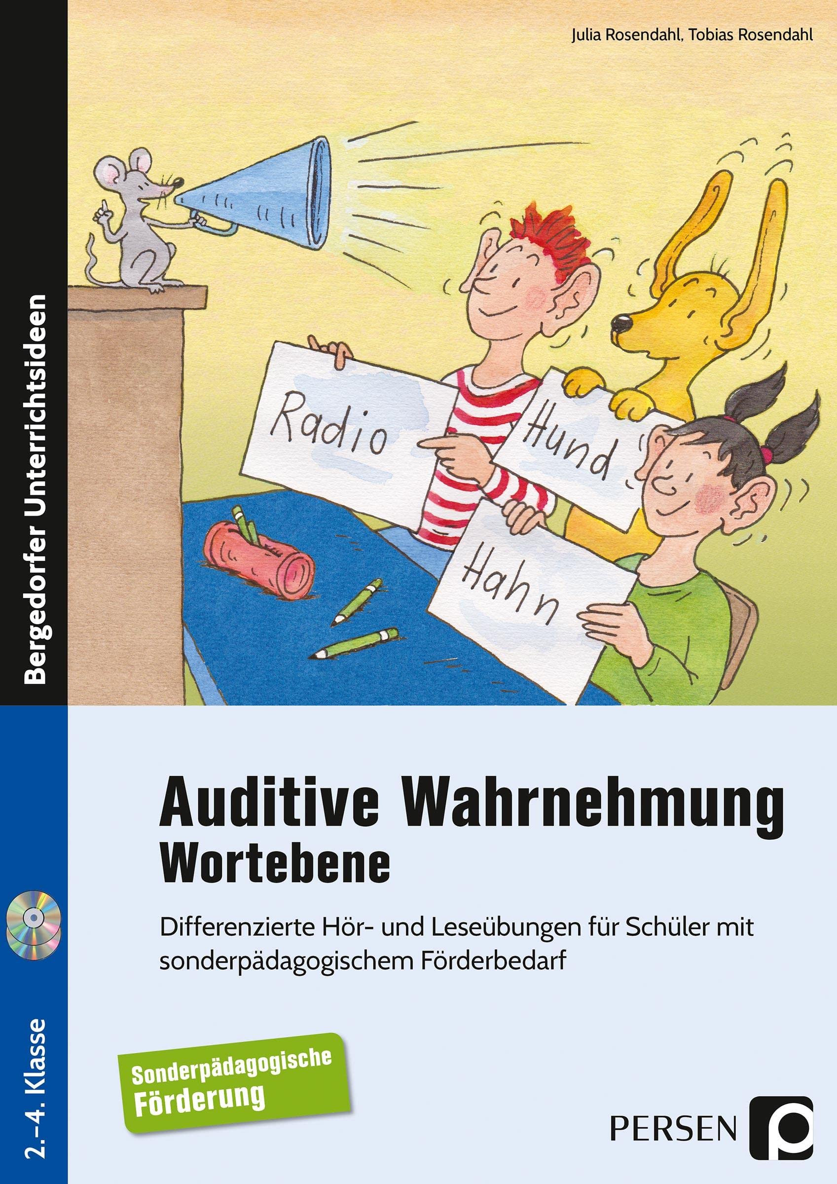Auditive Wahrnehmung - Wortebene: Differenzierte Hör- und Leseübungen für Schüler mit sonderpädagogischem Förderbedarf (2. bis 4. Klasse) Learning & Reference