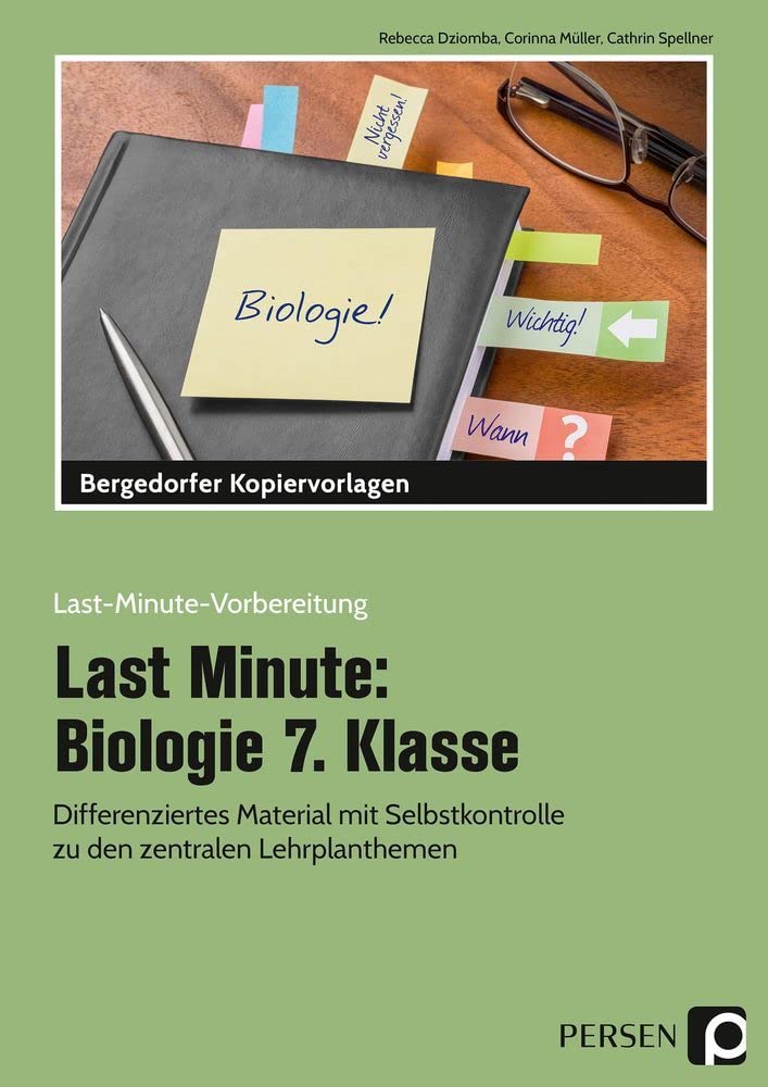 Last Minute: Biologie 7. Klasse Professional & Reference Books