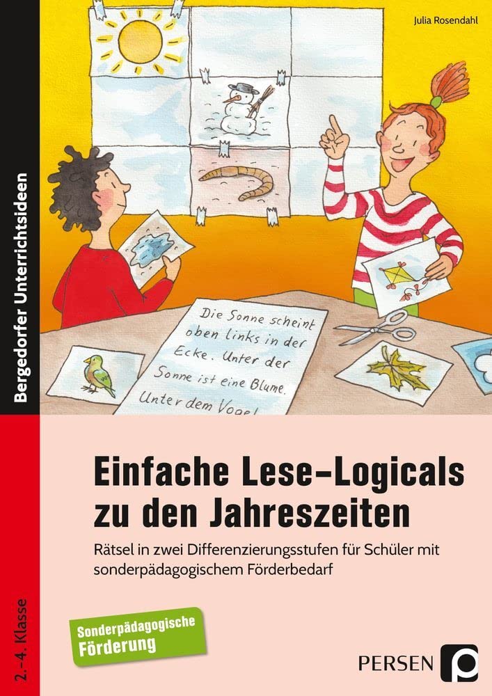 Einfache Lese-Logicals zu den Jahreszeiten Learning & Reference