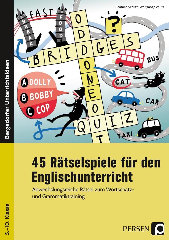 45 Rätselspiele für den Englischunterricht Foreign Languages ​​& Dictionaries