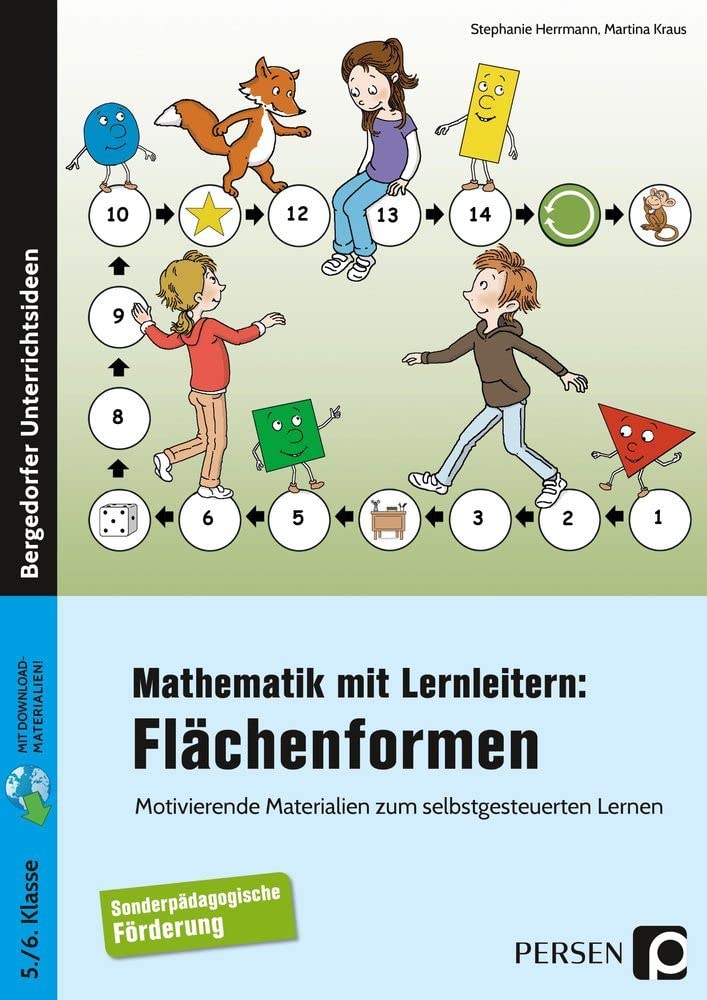 Mathematik mit Lernleitern: Flächenformen: Motivierende Materialien zum selbstgesteuerten Lernen (5. und 6. Klasse) Learning & Reference