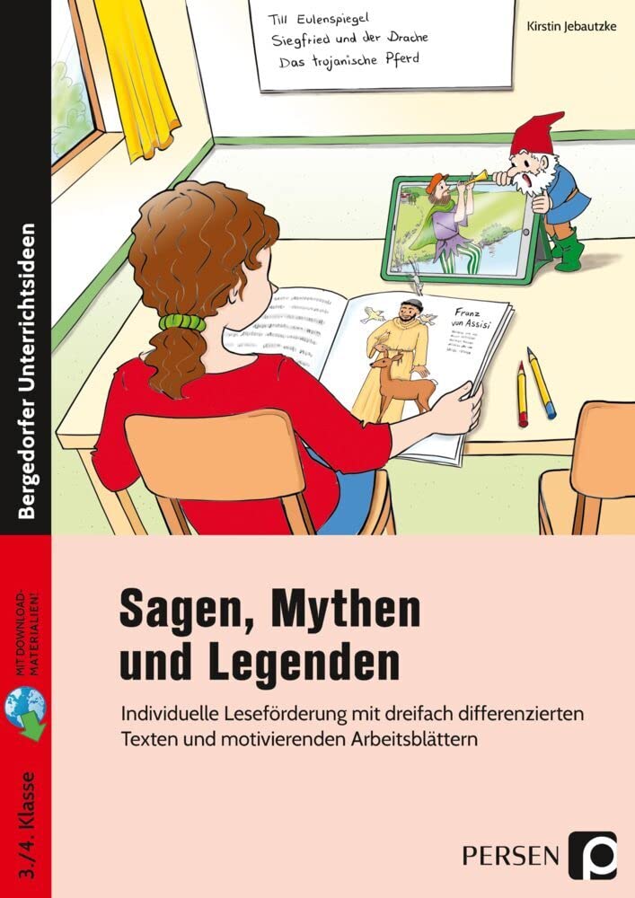 Sagen, Mythen und Legenden: Individuelle Leseförderung mit dreifach differenzierten Texten und motivierenden Arbeitsblättern (3. und 4. Klasse) Professional & Reference Books
