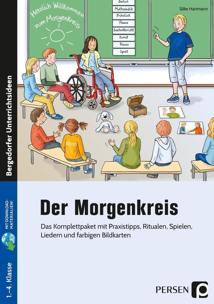 Der Morgenkreis: Das Komplettpaket mit Praxistipps, Ritualen, Spielen, Liedern und farbigen Bildkarten (1. bis 4. Klasse) Learning & Reference