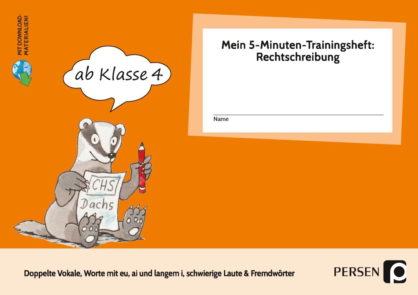 Mein 5-Min-Trainingsheft: Rechtschreibung 2, Kl. 4 book