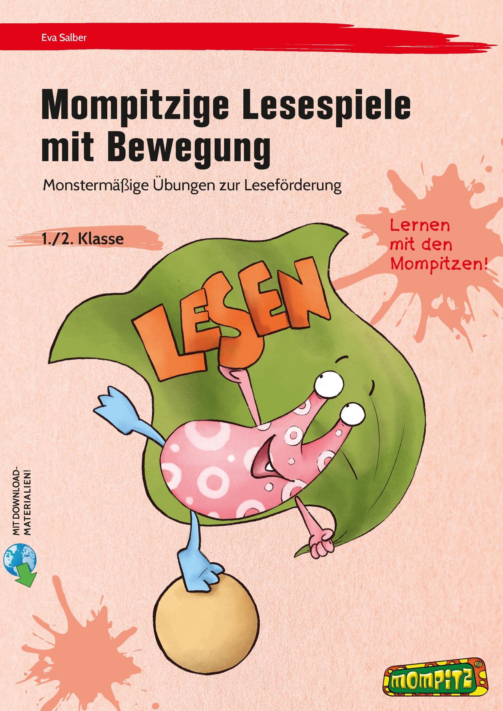 Mompitzige Lesespiele mit Bewegung: Monstermäßige Übungen zur Leseförderung - mit umfangreichem Zusatzmaterial (1. und 2. Klasse) Learning & Reference