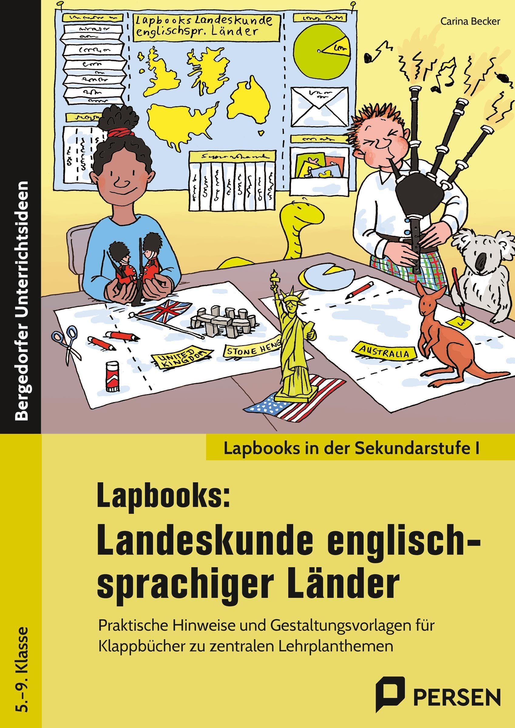Lapbooks: Landeskunde englischsprachiger Länder Foreign Languages ​​& Dictionaries