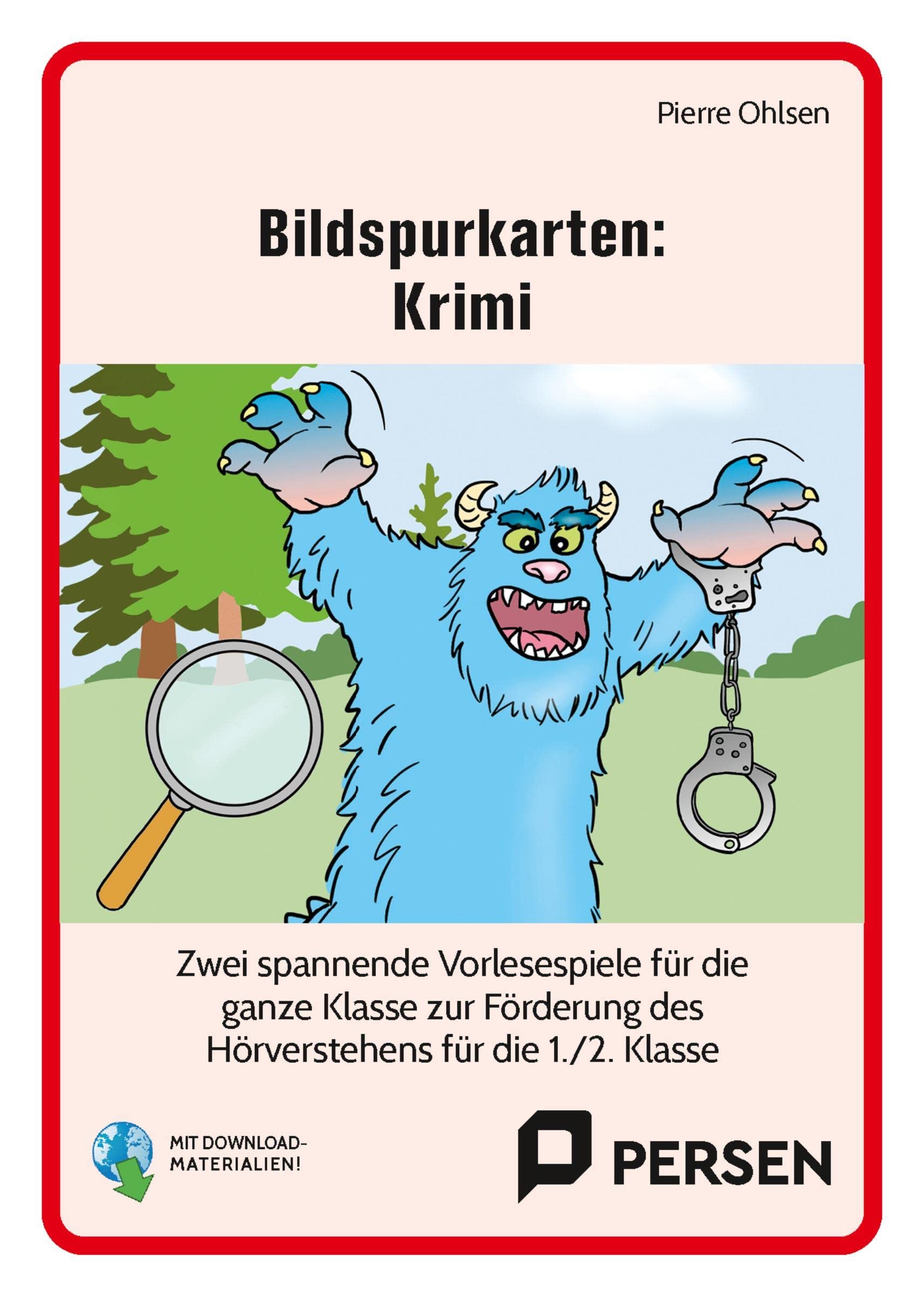 Bildspurkarten: Krimi: Zwei spannende Vorlesespiele für die ganze Klasse zur Förderung des Hörverstehens Learning & Reference