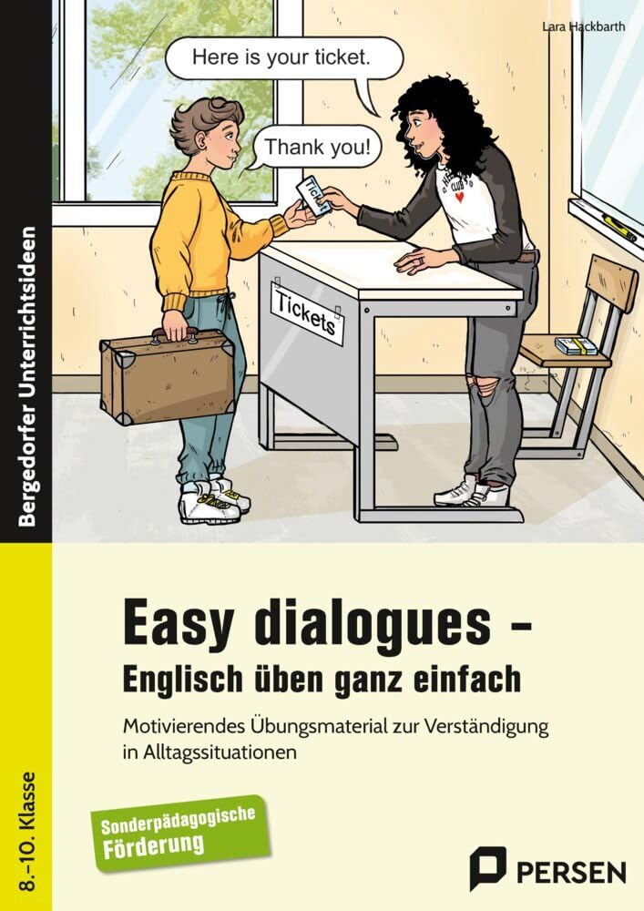 Easy dialogues - Englisch üben ganz einfach: Motivierendes Übungsmaterial zur Verständigung in Alltagssituationen - Sonderpädagogische Förderung (8. bis 10. Klasse) Foreign Languages ​​& Dictionaries