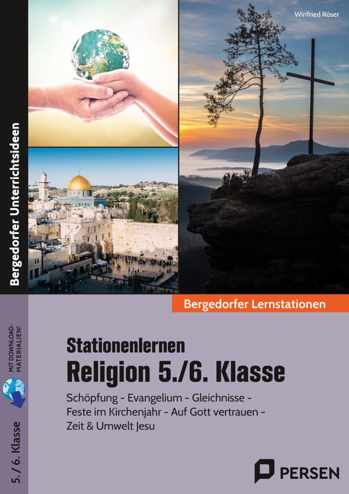 Stationenlernen Religion 5./6. Klasse Professional & Reference Books