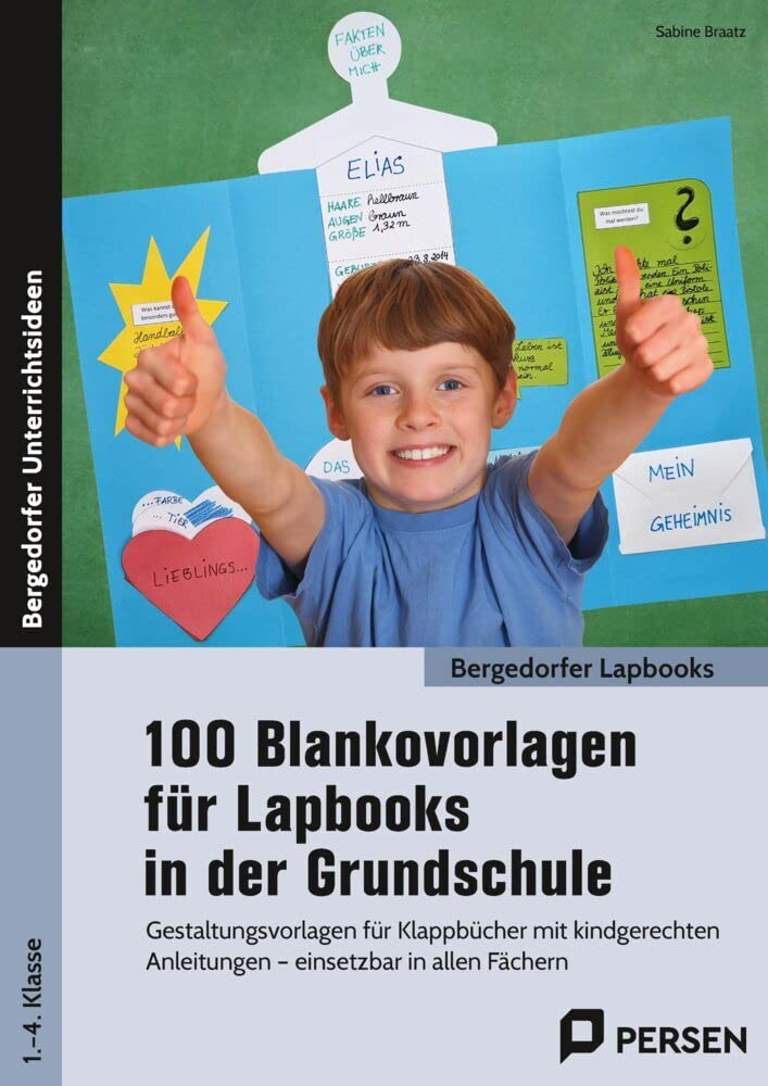 100 Blankovorlagen für Lapbooks in der Grundschule Professional & Reference Books